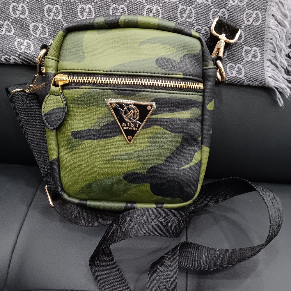 Mint brand cross body bag